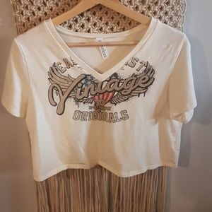 Cute vintage crop top
